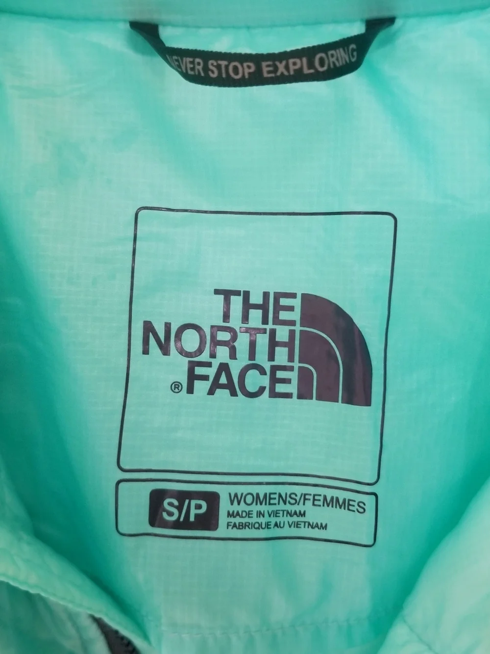 The North Face Thermoball Turquoise Quilted Packable Jacket Womens Small